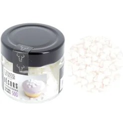 Décors comestibles cœurs blancs 50 g-Cerf Dellier Discount