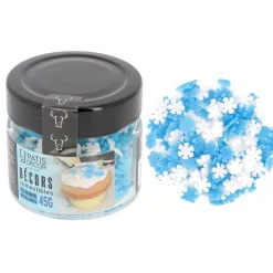 Décors comestibles flocons bicolores 45 g-Cerf Dellier Online