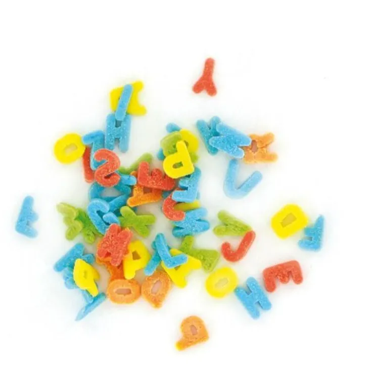 Décors comestibles lettres multicolores 40 g-Cerf Dellier Discount
