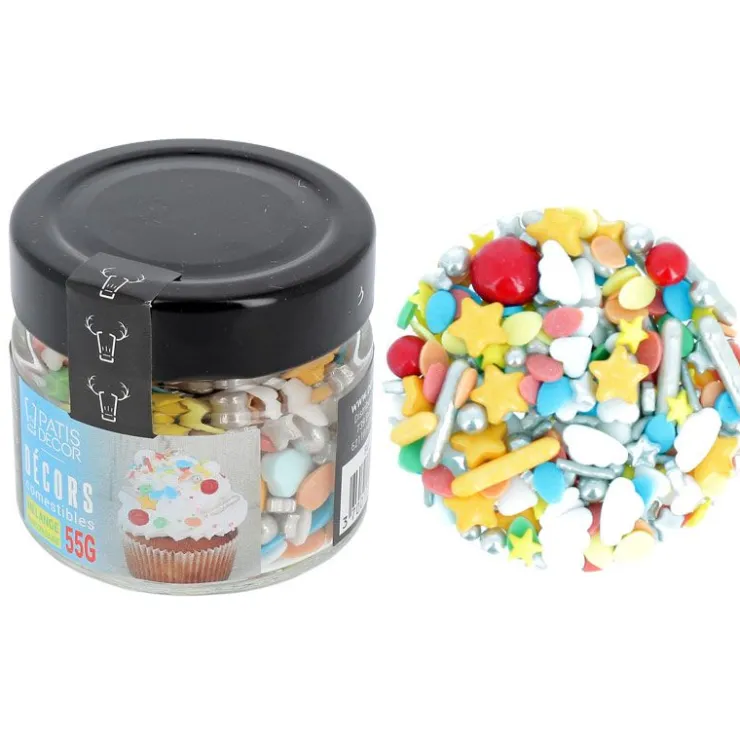 Décors comestibles mélange anniversaire 55 g-Cerf Dellier Sale