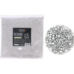 Décors comestibles mélange argenté 1 kg-Cerf Dellier New