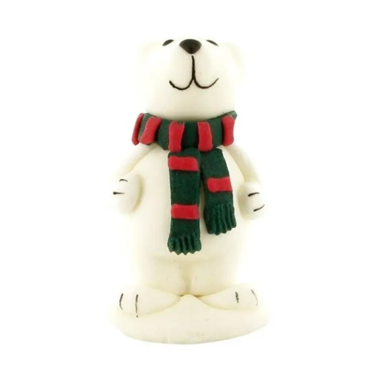 Décors comestibles ours polaires écharpe (x20)-Cerf Dellier Online