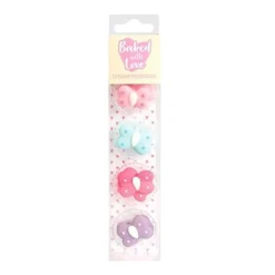Décors comestibles papillons assortis (x12)-Cerf Dellier Clearance