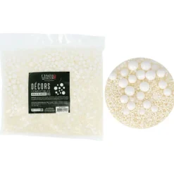 Décors comestibles perles blanches 1 kg-Cerf Dellier Sale