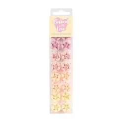 Décors comestibles roses assortis (x16)-Cerf Dellier Sale