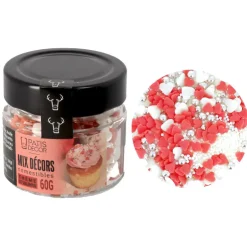 Décors comestibles Saint Valentin assortis 60 g-Cerf Dellier Online