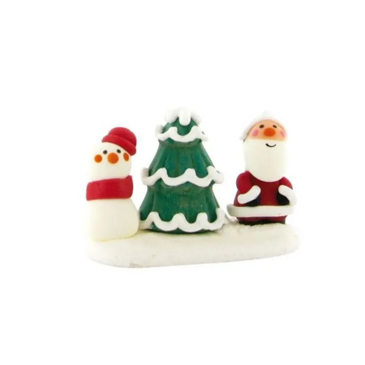 Décors comestibles Sapin et sujet de Noël (x20)-Cerf Dellier Outlet