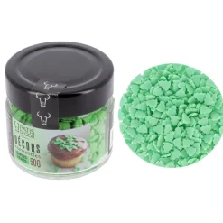 Décors comestibles sapins verts 50 g-Cerf Dellier