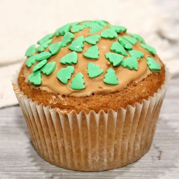Décors comestibles sapins verts 50 g-Cerf Dellier