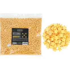 Décors comestibles étoiles dorées 1 kg-Cerf Dellier