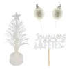 Décors de Noël sapins lumineux, joyeuses fêtes et décors à piquer-Cerf Dellier Hot