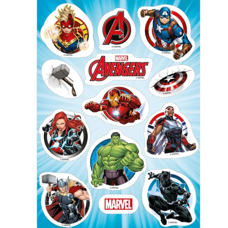 Décors en azyme à découper Avengers-Cerf Dellier Outlet