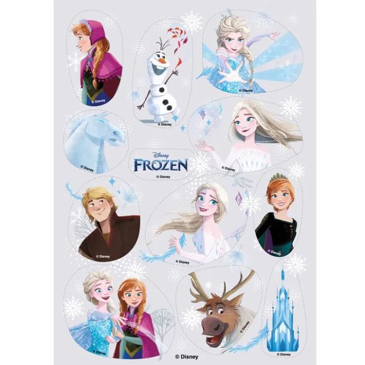 Décors en azyme à découper Reine des Neiges-Cerf Dellier Outlet