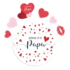Décors en azyme assortis thème fête des pères-Cerf Dellier Discount