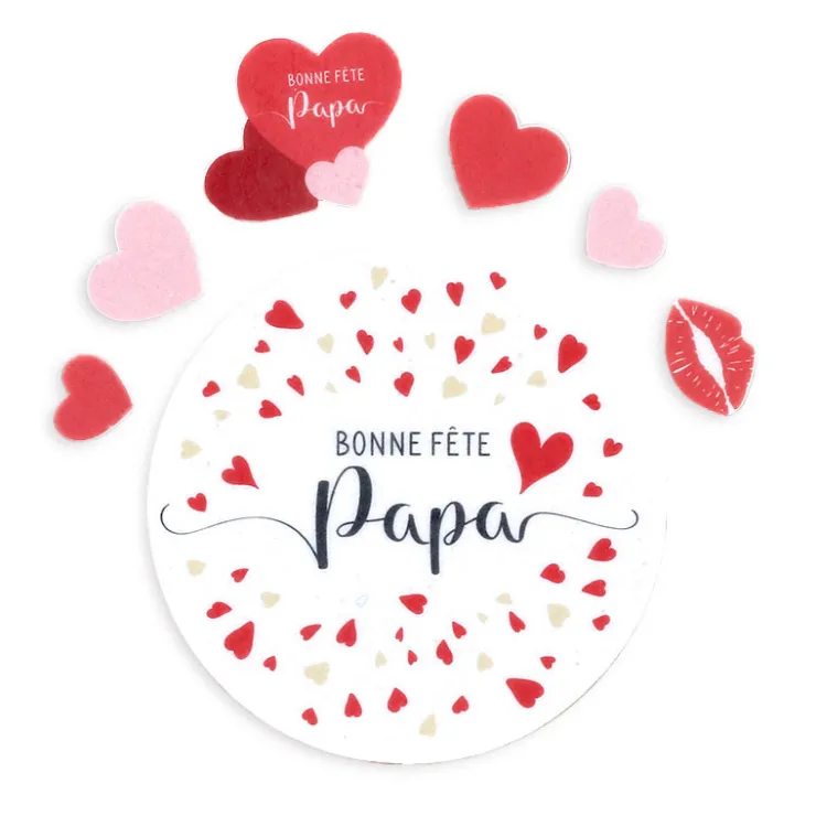 Décors en azyme assortis thème fête des pères-Cerf Dellier Discount
