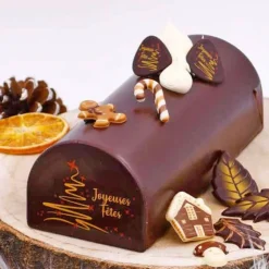 Décors en chocolat pain d'épices assortis (x96)-Cerf Dellier Best