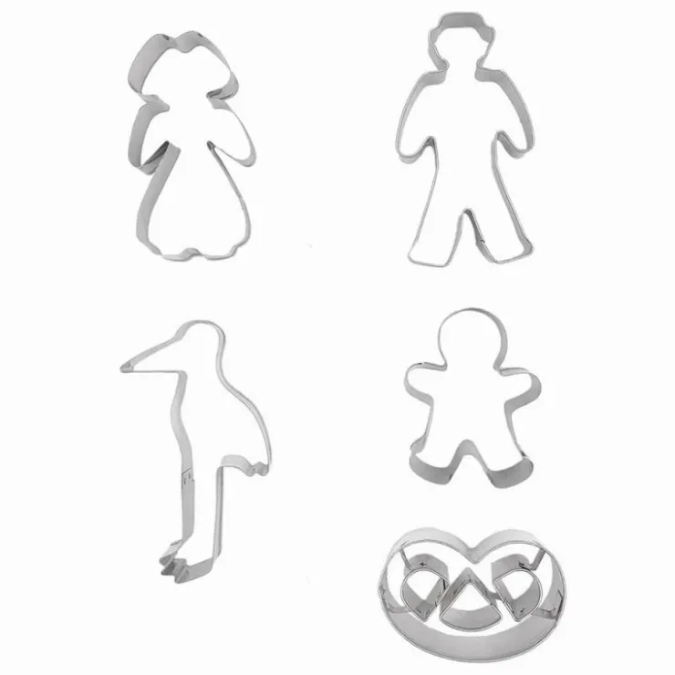 Découpoirs bredeles d'Alsace (x 5)-Cerf Dellier New