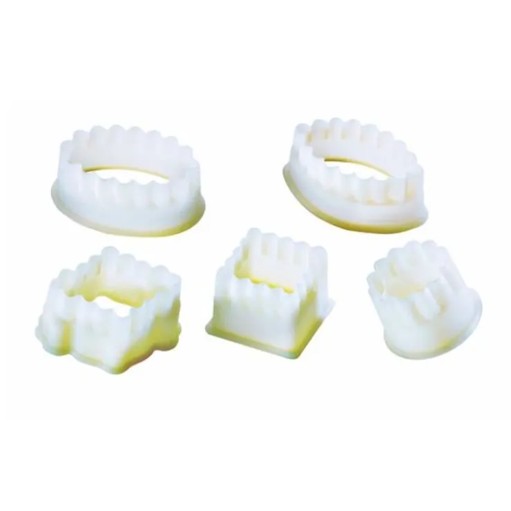 Découpoirs cannelés assortis en Polyglass (x 5)-Cerf Dellier Clearance