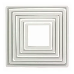 Découpoirs carrés assortis PME (x 6)-Cerf Dellier Best