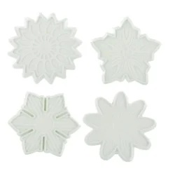 Découpoirs fleurs assorties Patisdécor (x 4)-Cerf Dellier Hot