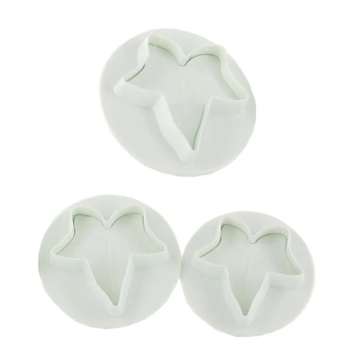 Découpoirs éjecteurs feuilles de lierre GM Patisdécor (x 3)-Cerf Dellier Outlet