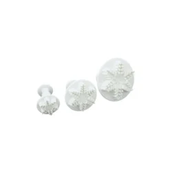 Découpoirs éjecteurs Flocon de neige à poussoir (x3)-Cerf Dellier Discount