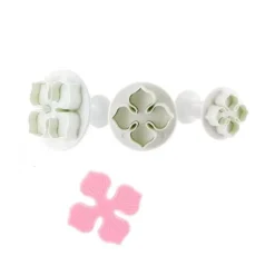 Découpoirs éjecteurs hortensia Patisdécor (x 3)-Cerf Dellier Discount