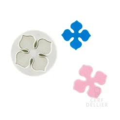 Découpoirs éjecteurs hortensia Patisdécor (x 3)-Cerf Dellier Discount