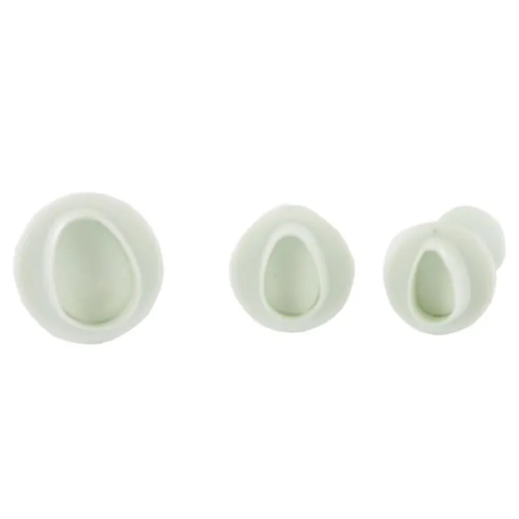 Découpoirs éjecteurs mini œufs Patisdécor (x 3)-Cerf Dellier Discount