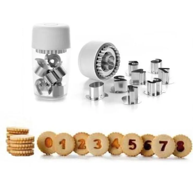Découpoirs linzer Chiffres assortis (x 9)-Cerf Dellier Online