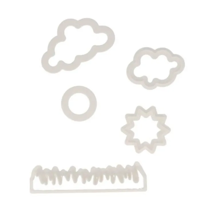 Découpoirs Nature assortis (x 5)-Cerf Dellier New