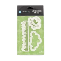 Découpoirs Nature assortis (x 5)-Cerf Dellier New