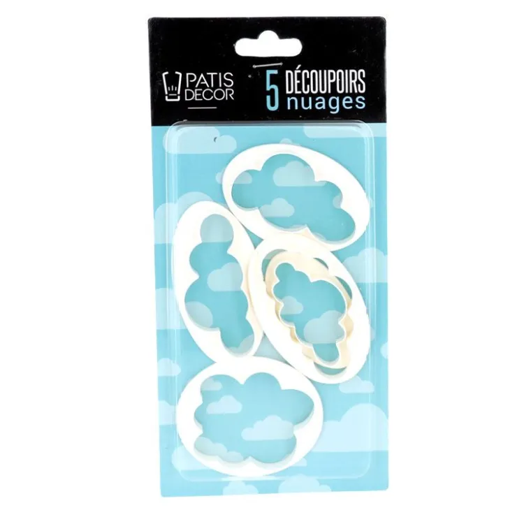 Découpoirs nuage (x 5)-Cerf Dellier Sale