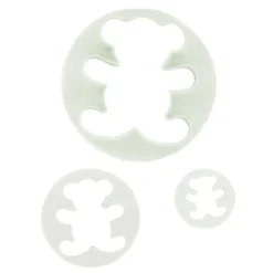 Découpoirs oursons Patisdécor (x 3)-Cerf Dellier Online