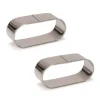Découpoirs pain d'épices inox 10,5 cm (x2)-Cerf Dellier Clearance