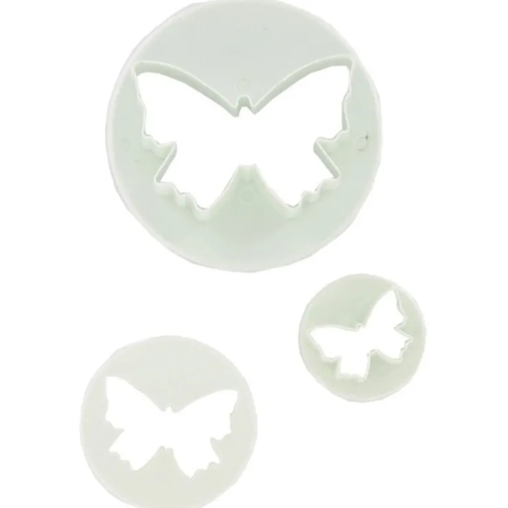 Découpoirs papillons Patisdécor (x 3)-Cerf Dellier Discount