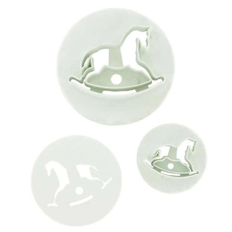 Découpoirs "cheval à bascule" Patisdécor (x 3)-Cerf Dellier Sale