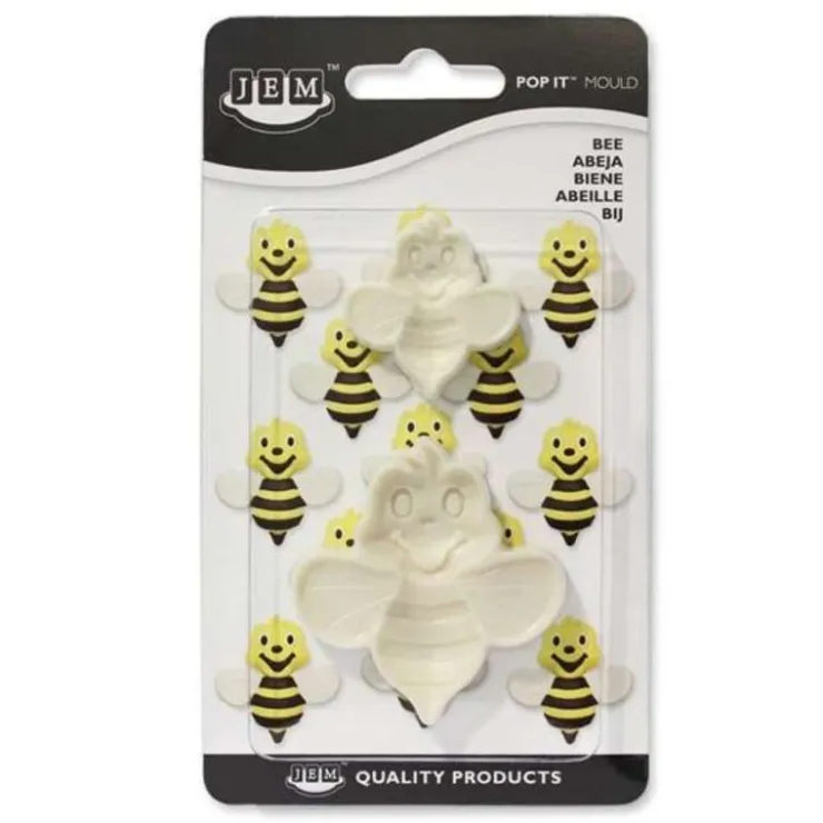 Découpoirs relief abeilles assortis (x2)-Cerf Dellier Online
