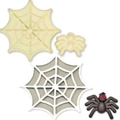 Découpoirs relief araignée et toile (x2)-Cerf Dellier Discount