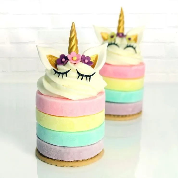 Découpoirs relief Licorne assortis (x3)-Cerf Dellier Discount