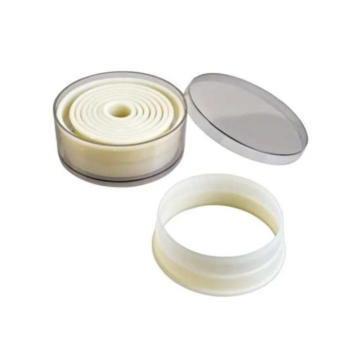 Découpoirs ronds lisses assortis (x 9)-Cerf Dellier New