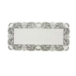 Dentelle blanche 34 x16 cm (x 250)-Cerf Dellier Online