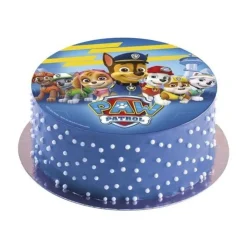 Disque azyme Pat' Patrouille bleu 20 cm-Cerf Dellier Best