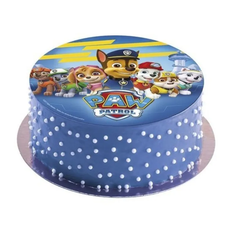 Disque azyme Pat' Patrouille bleu 20 cm-Cerf Dellier Best