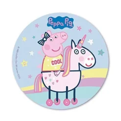 Disque azyme Peppa Pig 20 cm-Cerf Dellier Clearance