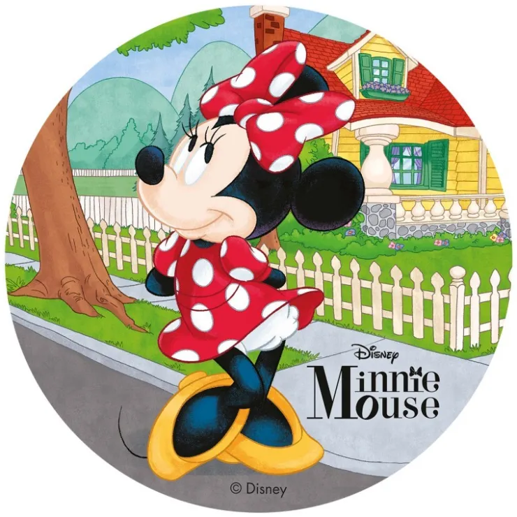 Disque gâteau azyme Minnie Mouse 20 cm - DDM 07/24-Cerf Dellier Clearance