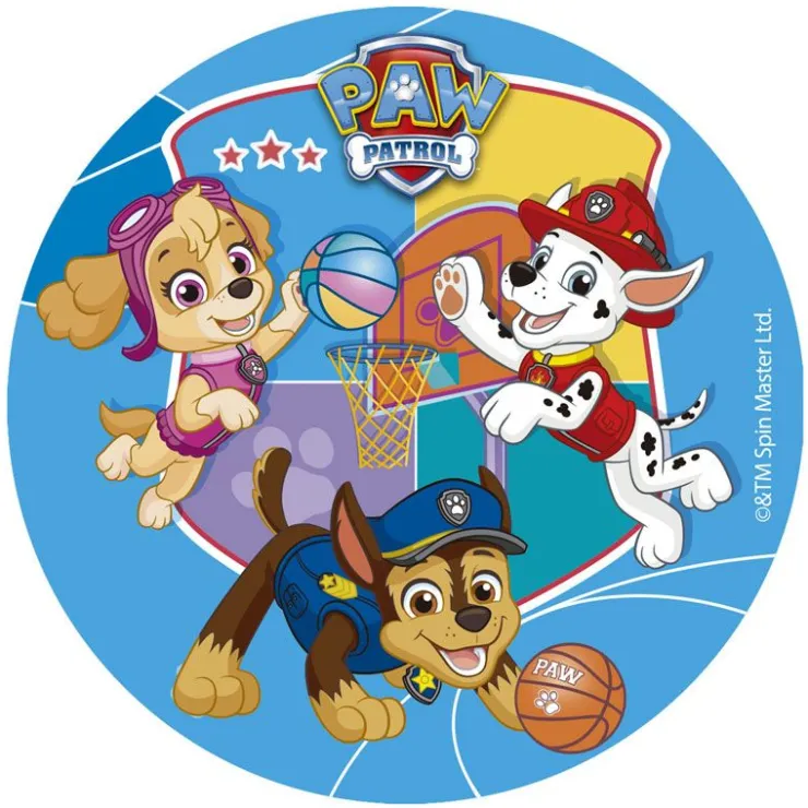 Disque gâteau en azyme Pat Patrouille 15,5 cm-Cerf Dellier New