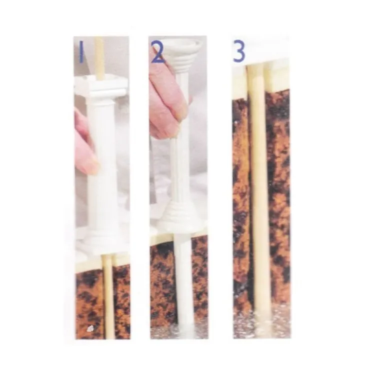 Dowel rods bois pour pièce montée PME 29,5 cm (x 12)-Cerf Dellier Online
