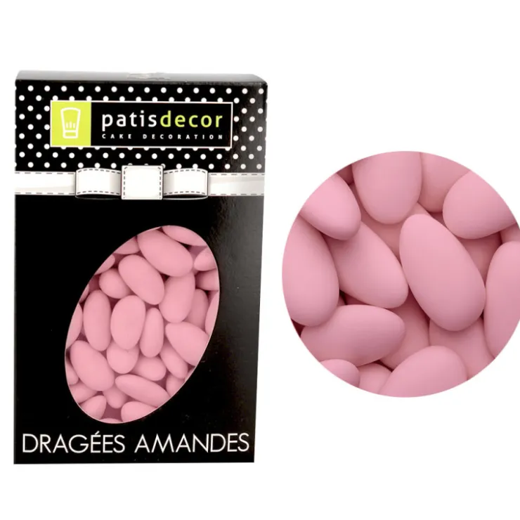 Dragées amandes roses 500 g-Cerf Dellier Best