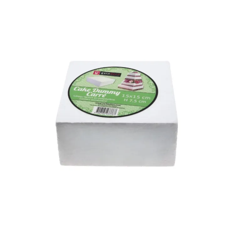 Dummy carré contours arrondis H7,5 cm - L15 cm-Cerf Dellier New